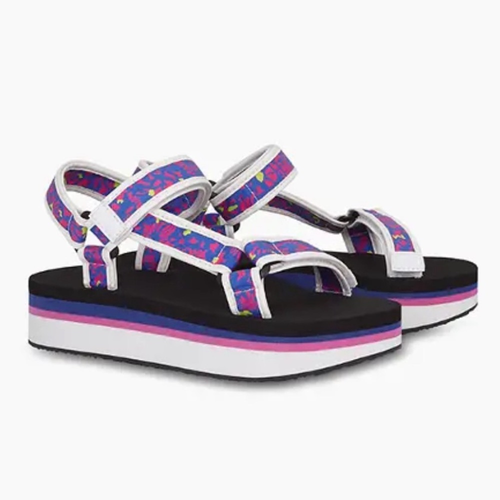 Tanya Taylor Pepi Sandal in Confetti Violet (size 6 OR 8.5)